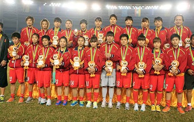 SEA Games 27: Không có Vàng các nữ cầu thủ VN vẫn được trọng thưởng
